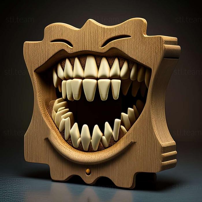 3D model The Dishwasher Vampire Smile game (STL)